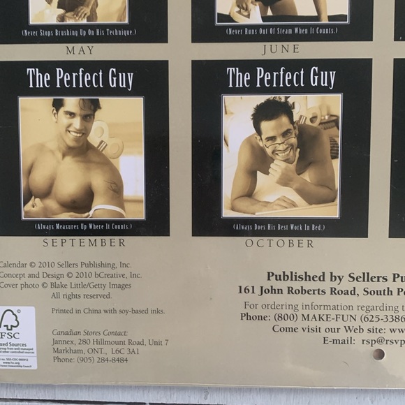 2011 The Perfect Guy Calendar - Picture 6 of 8